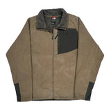 The North Face Fleece Jacket - XL Brown Polyester