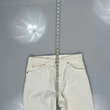 Made In USA Levis Jeans - 32W 32L White Cotton