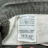 Wrangler Cargo Trousers - 38W 30L Green Cotton