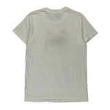 Hanes T-Shirt - Large Cream Cotton