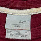 Nike T-Shirt - 2XL Red Cotton