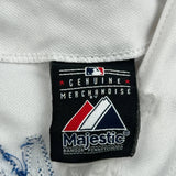 Los Angeles Dodgers Majestic Mlb Jersey - Small White Polyester