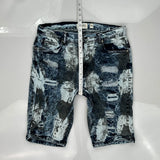 Fwrd Denim Shorts - 33W 11L Multicoloured Denim