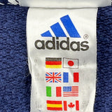 Adidas Sweatshirt - Large Blue Cotton