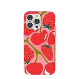 Bubblegum Pink Cherry Berry iPhone 14 Pro Max Case