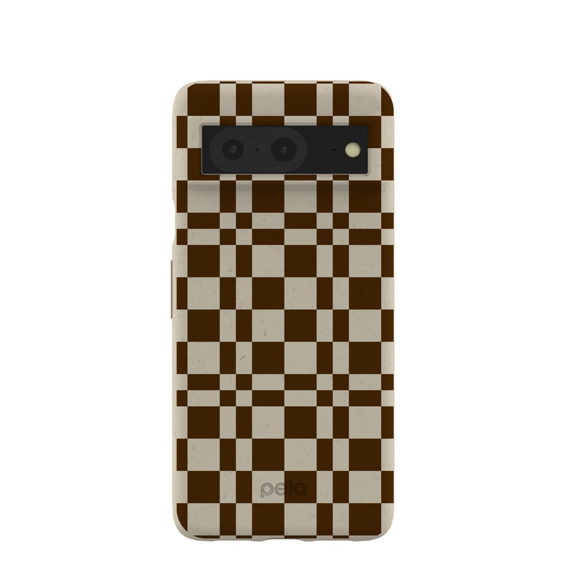 London Fog Chestnut Checkers Google Pixel 8 Case