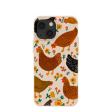 Seashell Chicken Garden iPhone 13 Mini Case