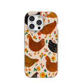 Seashell Chicken Garden iPhone 15 Pro Case