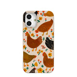Seashell Chicken Garden iPhone 16 Plus Case