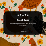 Seashell Chicken Garden iPhone 12/ iPhone 12 Pro Case