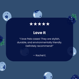 Clear Black and Blue iPhone 17 Case With True Blue Ridge (MagSafe included)