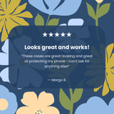 Clear Blossom Trail iPhone 17 Pro Max Case With True Blue Ridge (MagSafe included)