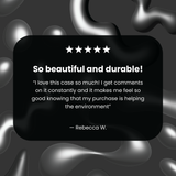 Clear Chrome Doodles iPhone Air Case With Noir Ridge (MagSafe included)