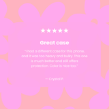 Clear Pink Blooms iPhone Air Case With Petal Pink Ridge (MagSafe included)