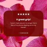 Clear Pink Orchids iPhone 17 Pro Case With Petal Pink Ridge (MagSafe included)