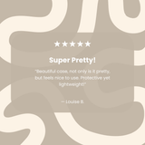 Clear Sandstone Wiggle iPhone Air Case With London Fog Ridge (MagSafe included)