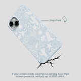 Powder Blue Coastal Rodeo iPhone 14 Plus Case