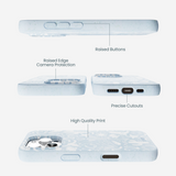 Powder Blue Coastal Rodeo iPhone 16 Pro Max Case