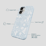 Powder Blue Coastal Rodeo iPhone 16 Case
