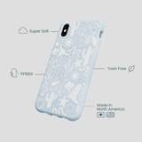 Powder Blue Coastal Rodeo iPhone XR Case