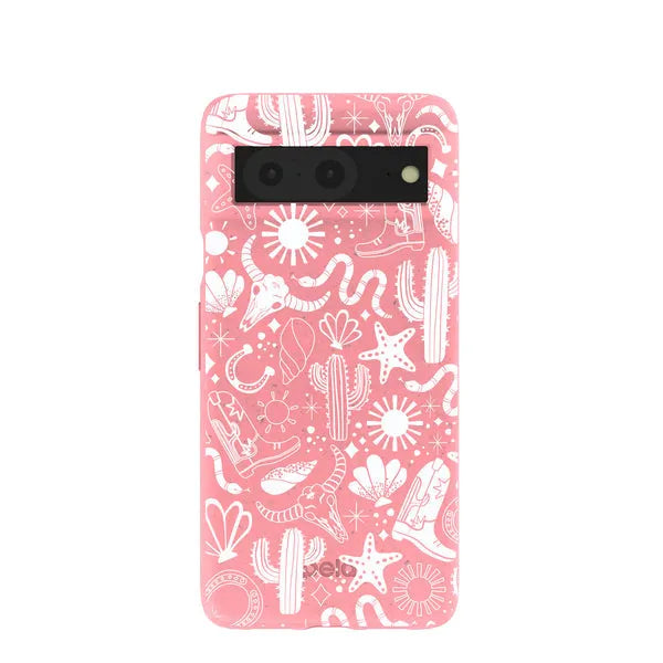 Bubblegum Pink Coastal Rodeo Google Pixel 8 Case