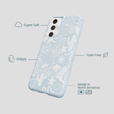 Powder Blue Coastal Rodeo Samsung Galaxy S22 Case