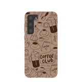 Chocolate Brown Coffee Club Samsung Galaxy S23+(Plus) Case