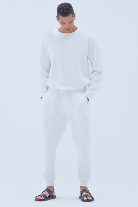 Core Jogger in White