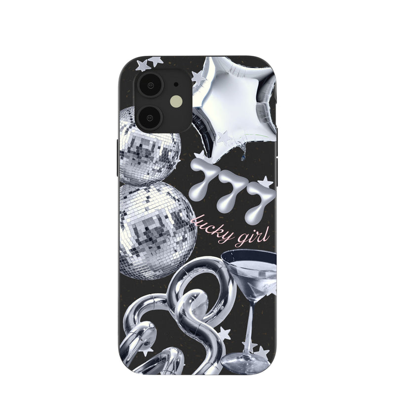 Black Cosmic Luck iPhone 12/ iPhone 12 Pro Case