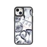 Clear Cosmic Luck iPhone 15 Plus Case With Black Ridge