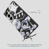 Black Cosmic Luck Samsung Galaxy S25 Ultra Case