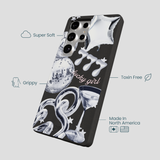 Black Cosmic Luck Samsung Galaxy S25 Ultra Case