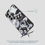 Black Cosmic Luck Samsung Galaxy S25 Case