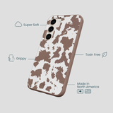 Chocolate Brown Cow Couture Samsung Galaxy S23 Case