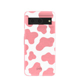 Bubblegum Pink Cow Google Pixel 8 Case