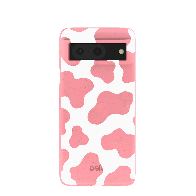 Bubblegum Pink Cow Google Pixel 8 Case