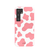 Bubblegum Pink Cow Samsung Galaxy S24 Case