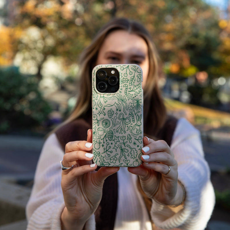 London Fog Cozy Woodland iPhone 15 Case