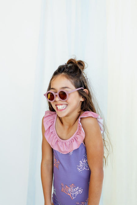 Recycled swimsuit - Coral