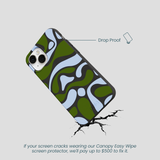 Black Curve and Flow iPhone 13 Mini Case