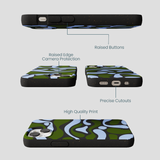 Black Curve and Flow iPhone 13 Case