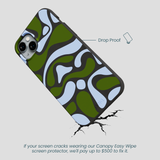 Black Curve and Flow iPhone 15 Plus Case