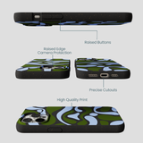 Black Curve and Flow iPhone 15 Pro Max Case