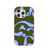 Black Curve and Flow iPhone 15 Pro Case