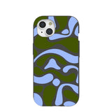 Black Curve and Flow iPhone 15 Case