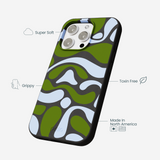 Black Curve and Flow iPhone 16 Pro Max Case