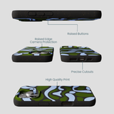Black Curve and Flow iPhone 16 Pro Case