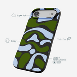 Black Curve and Flow iPhone Air Case