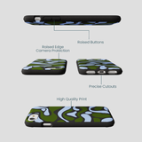 Black Curve and Flow iPhone 6/6s/7/8/SE Case