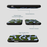 Black Curve and Flow iPhone XR Case